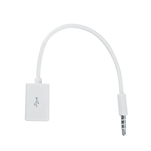 Adaptadores de Audio USB 2.0 a 3.5 mm para el Puerto Auxiliar del Coche con Función de Decodificación MP3