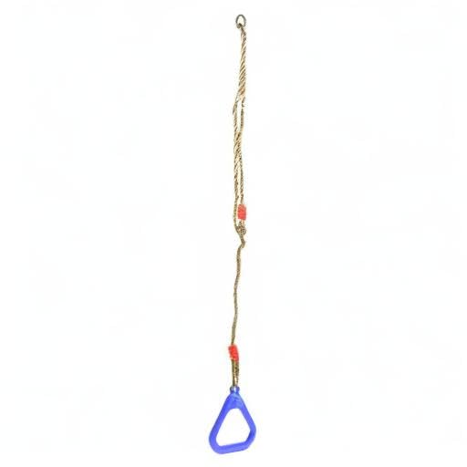koulate Anillos de Gimnasia móviles para niños, 1 par de plástico Ajustable Columpios de Gimnasio para niños Anillos de Fitness 3 Colores Columpios Opcionales Conjunto de Paquete de Asientos(Azul)