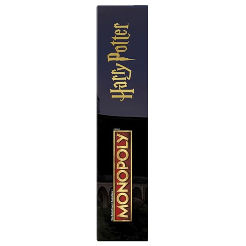 Hasbro Gaming Monopoly Harry Potter Edition Juego de Mesa | Una Aventura mágica en Hogwarts | A Partir de 8 años | 2 a 6 Jugadores | Juegos Familiares | Regalos para niños y Adultos