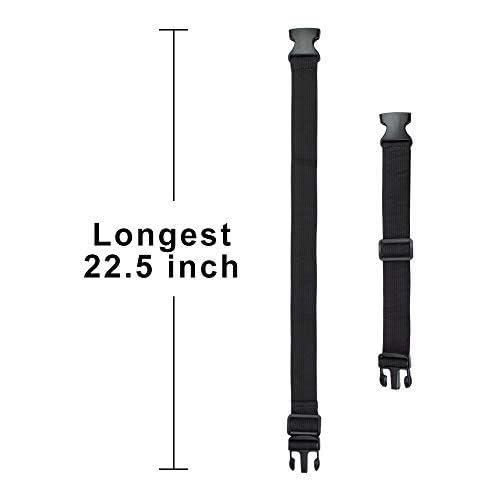 Riñonera Oxpecker Negra impermeable con Correa Ajustable para Hombres y Mujeres