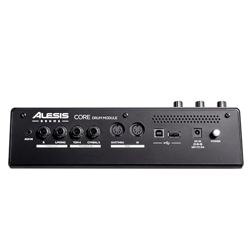 Alesis Strata Core - Kit de Batería Electrónica con Pantalla Táctil, Platillos de Triple Zona, Hi-Hat Magnético Activo y Parches de Malla de Doble Zona