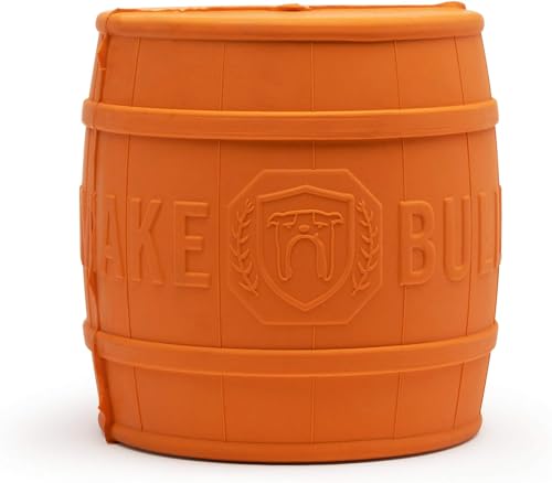 BULLYMAKE - The Keg - Juguete masticable de Goma - Fabricado en Estados Unidos