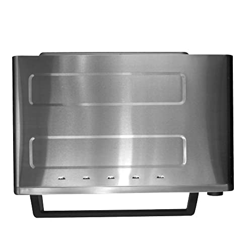Horno Eléctrico de Convección Koblenz, 9 Rebanadas, 32 L, Timer de 60 Minutos y 3 Programas de Cocción que Permiten Asar, Gratinar, Dorar y Tostar, 1500W, 3 Accesorios, Acero Inoxidable (HKM-1500 S)