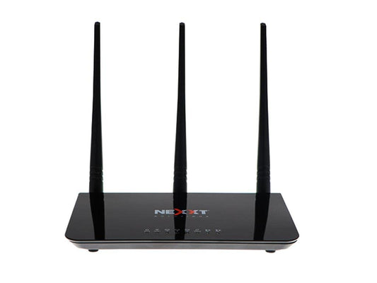Router Inalámbrico Nexxt Solutions Nebula 300 Plus Rápido 300N con Antena Amplificadora de Señal y Cobertura Expandida