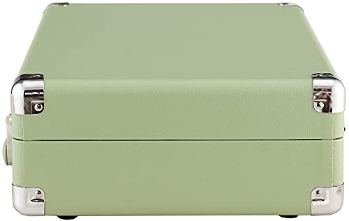 Crosley CR8005F-MT Cruiser Plus - Tocadiscos de 3 velocidades, Bluetooth, Color Verde