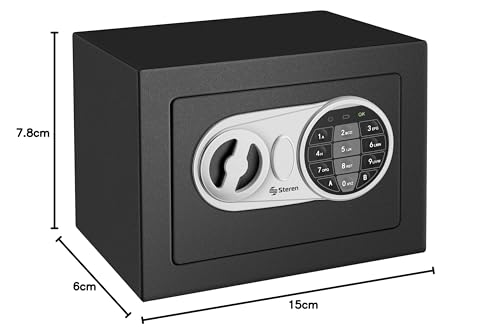 Caja Fuerte Electrónica Steren Alta Seguridad Mini