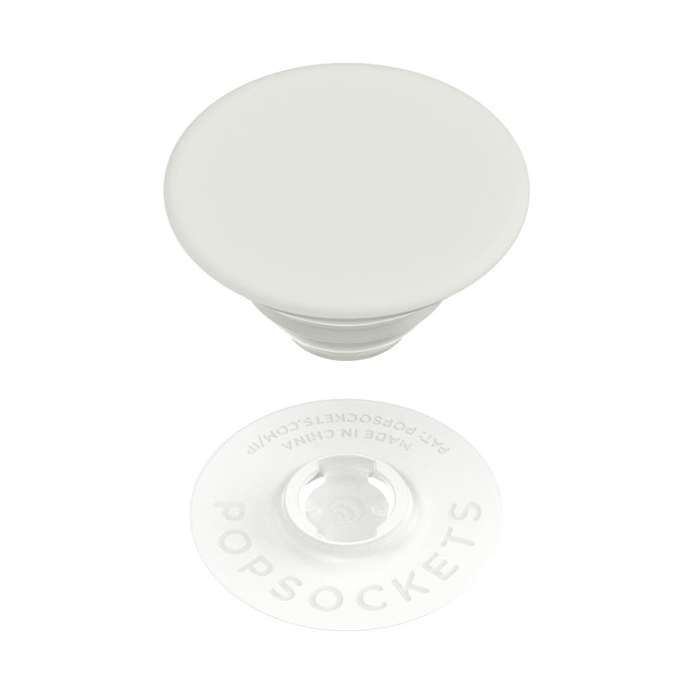 Empuñadura para Teléfono PopSockets Blanco Crema con Soporte Expandible