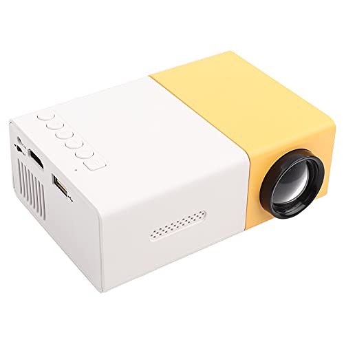 GOTOTOP Mini LED Portátil Pocket Pico Projector Gran para Ni?os HD 1080P Compatible con HDMI AV VGA USB Conectar a PC Laptop de Navidad para(U.S. Standard (110V-240V))