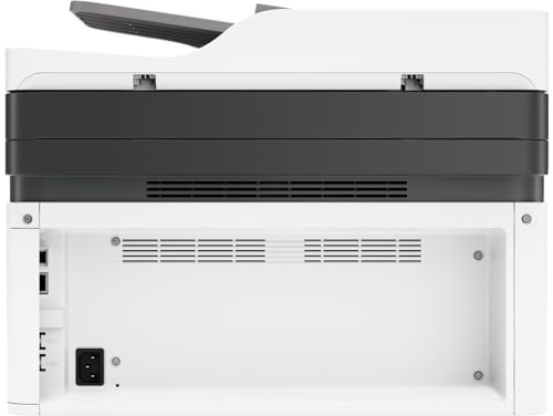 HP Impresora Multifuncional Láser MFP 137fnw, Impresión en Negro, Dúplex, (Doble Cara) Manual, WiFi, USB, Ethernet, Smart App, Imprime, Copia y Escaneado, Fax (4ZB84A)