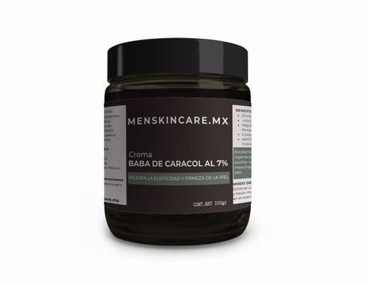 Crema Baba de Caracol 100gr para Hombres: Regeneración, Desvanecimiento de Manchas, Elasticidad y Firmeza con Extracto Proteico 7% - Mejora celular