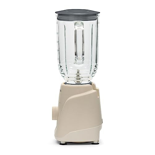 Licuadora de 1L Taurus, 350 Watts 2 Velocidades, Acople Easy Fit de Larga Duración, Cuchillas de Acero Inoxidable, color blanco, modelo MENINAGLASSEC