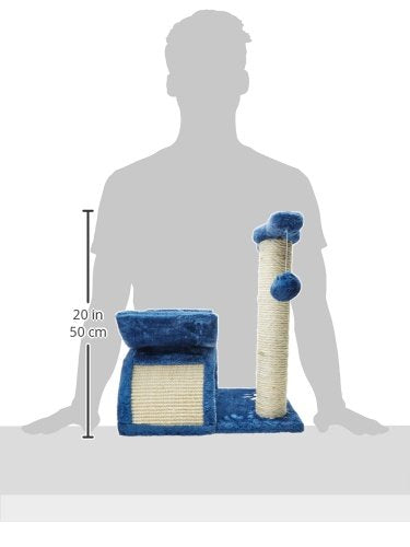 Fancy Pets Mueble/Racador para Gato Rodas de 45 Centímetros de Altura