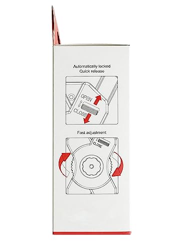 Grefay Soporte Movil Bicicleta, Soporte Universal Manillar Motocicleta para 3.5"-6.5" Smartphones con Rotación 360°