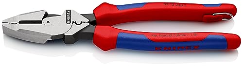 Knipex 09 12 240 SBA - Alicates para palanca de pescado (9,5 pulgadas, alicates y crimpador)