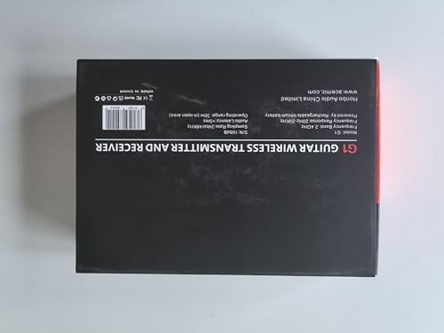 Sistema de Guitarra Inalámbrico ACEMIC 2.4GHz Recargable Audio de 4 Canales
