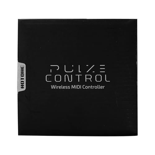 HOTONE - driver MIDI inalámbrico con interruptores de pie programables, aplicación móvil ultracompacto de 12 horas con control de pulze EC-2 (incluye 2 protectores de pedal adicionales)