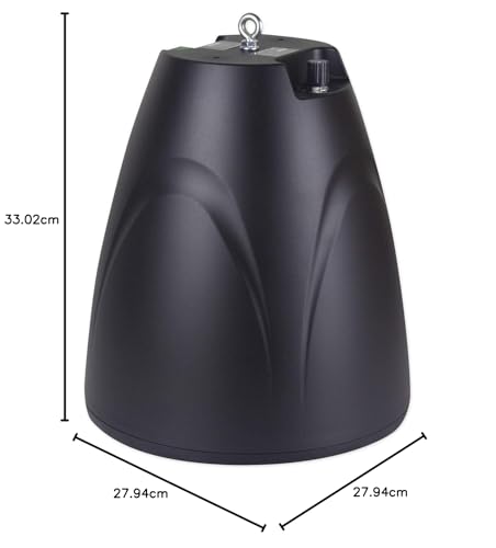 Altavoz Colgante Rockville Negro Audio de Alta Calidad Diseño Elegante 70 V 6.5 Pulgadas