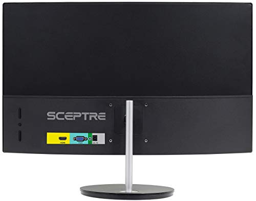 Monitor Gaming Curvo Sceptre Negro 24 Pulgadas 1080p R1500 sRGB 98%