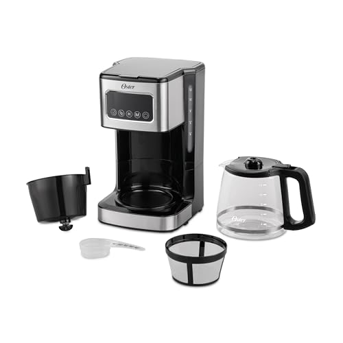 Cafetera de Goteo Programable Oster Negra con Pantalla Táctil