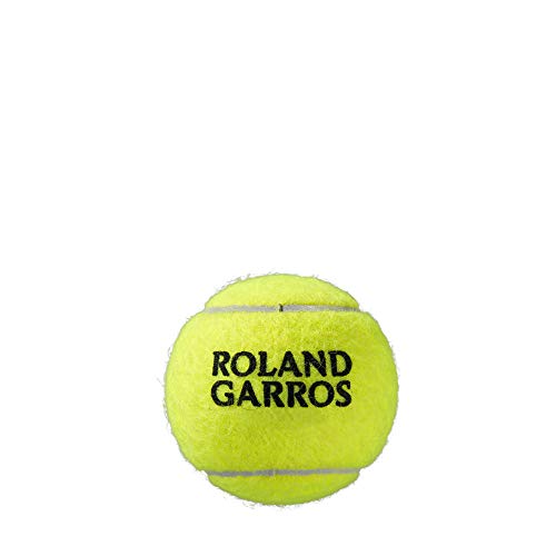 Pelota de Tenis Wilson Amarillo Roland Garros All Court para Unisex