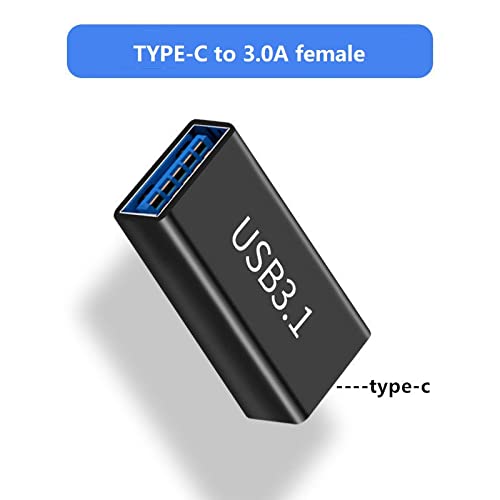 Kits de Adaptadores USB HAOQUOOU Alta Velocidad Hembra a Hembra y Macho a Macho Tipo C
