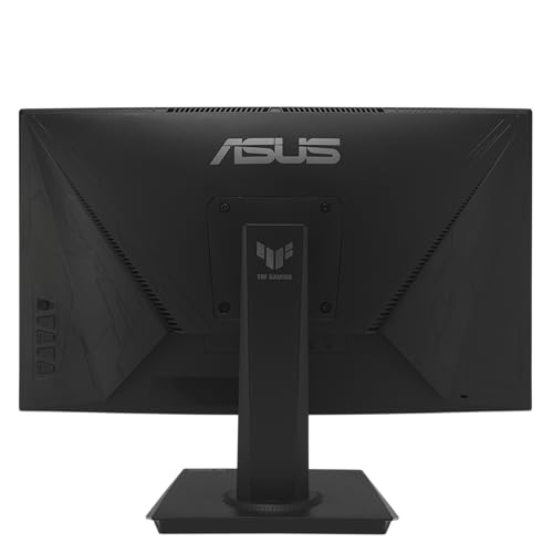 ASUS TUF Gaming Monitor Curvado de 24 Pulgadas (23.6 Pulgadas Visible) - FHD, 180Hz, 1ms, DCI-P3 90%, sincronización Extrema de desenfoque de Movimiento bajo, FreeSync, Mejora de Sombra, Cuidado de