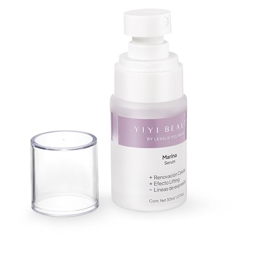 YIYI Beauty by Lesslie Polinesia Suero Facial Marina Sérum Efecto Lifting concentrado de activos con Extracto Celómico Marino, Colágeno y Péptidos que ayudan a prevenir y hacer menos evidentes los signos de la edad en la piel.