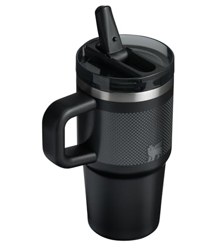 Vaso Stanley Quencher ProTour Acero Inoxidable con Popote Abatible y Tapa a Prueba de Fugas 20 Onzas para Viajes