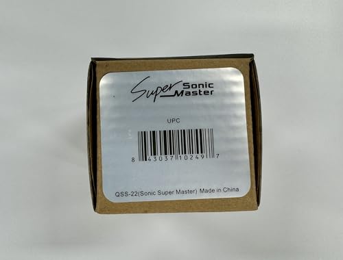Pedal de Efectos SONICAKE Sonic Super Master Clean Boost con Ganancia de +12 dB para Guitarra y Bajo