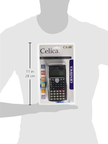 Calculadora Científica Celica CA-88 Blanca con 401 Funciones y Reproducción Múltiple