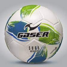 Gaser Balon de Futbol Soccer # 5 Laminado PVC suka Azul Verde