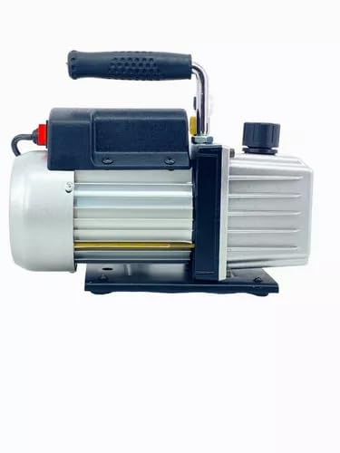 FIXITFAST Bomba de vacío rotativa de paletas de una etapa 5CFM 5 Pa 1/3HP para aire acondicionado refrigerante HVAC herramienta de aire, puerto de entrada abocardado Capacidad de aceite 225ml Azul