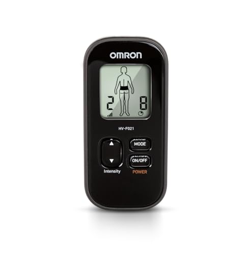 OMRON Masajeador de electroterapia portátil HV-F021 con 3 modos de masaje y 6 modos de tratamiento