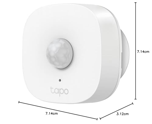 Sensor de Movimiento TP-Link Tapo Blanco Protocolo Inalámbrico de Baja Potencia y Sensibilidad Ajustable