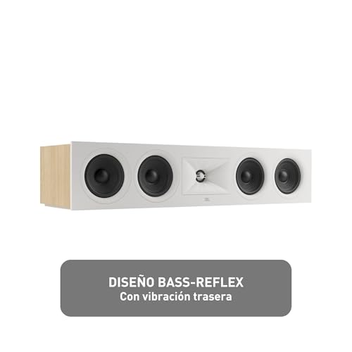 JBL Bocina Stage 245C de Canal Central 2.5 Vías, HDI, 4 Woofers de 114 mm, Tweeter de 25 mm - Blanco