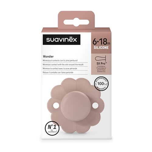 Chupete Silicona Suavinex Pale Mauve para Niños de 6-18 Meses