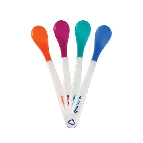 Cucharas Munchkin Blanco con Indicador de Calor para Bebé