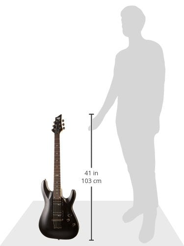 Sgr By Schecter ISSGRC1MSK Guitarra C-1, Negro Medianoche Negro Medianoche