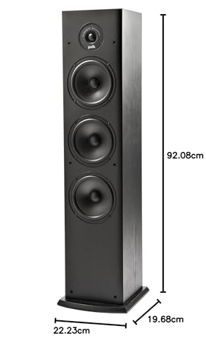 Polk Audio T50 Bocina Tipo Columna, Negro