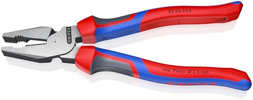 Knipex Alicates combinados de alto apalancamiento de 9 pulgadas, agarre cómodo