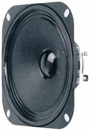 Visaton R 10 S 20W Negro Bocina - Bocinas (Universal, Ceiling-mountable, 10.2 cm (4"), 20 W, 30 W, 100 - 13000 Hz)