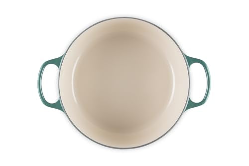 Le Creuset Horno holandés redondo de hierro fundido esmaltado, 7.25 cuartos de galón, Artichaut
