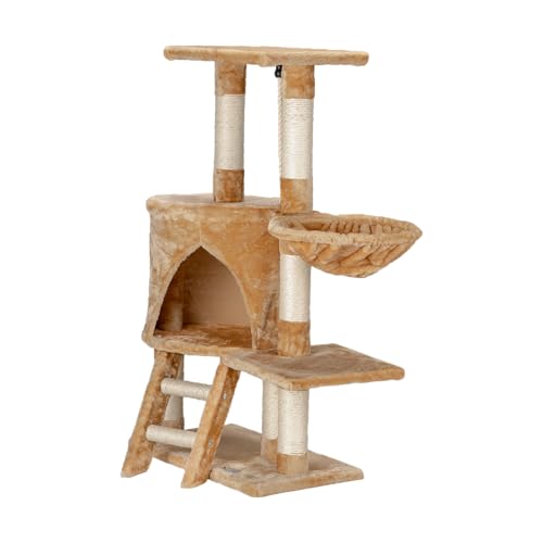 Mueble con Escalera y Hamaca Fancypets para Gato 96 cm