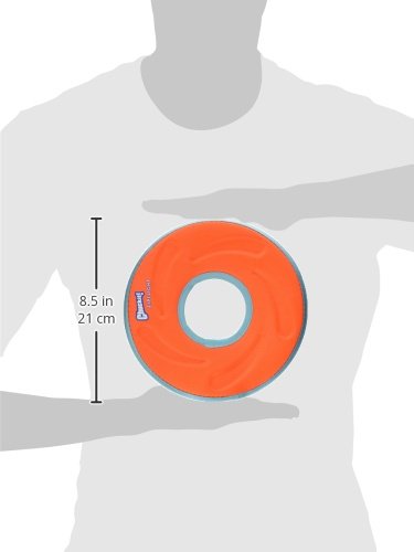 Chuckit! Zipflight Flyer - Frisbee para Perro y Juguete para Perro Que Flota; Suave con los Dientes y Las encías del Perro; Mediano