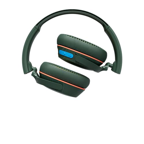 Audífonos On-Ear Inalámbricos Skullcandy Riff 2 Verde con 34 Horas de Autonomía y Micrófono Compatibles con iPhone Android Bluetooth