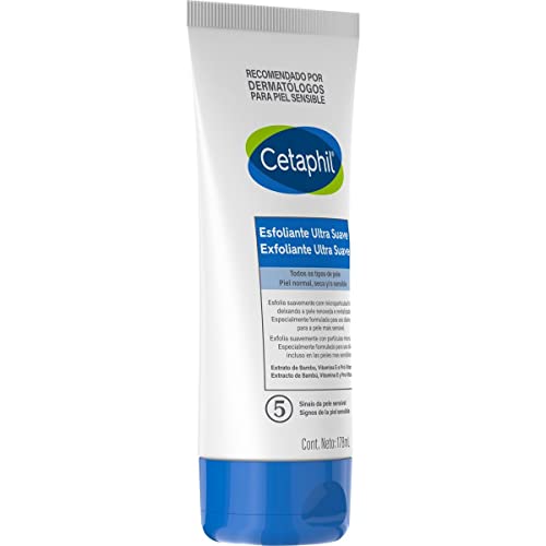 Cetaphil Exfoliante Ultra Suave 1 pz 178 ml Con Extracto de Bambú que Remueve Células Muertas de Uso Diário Recomendada por Dermatólogos para Piel Sensible