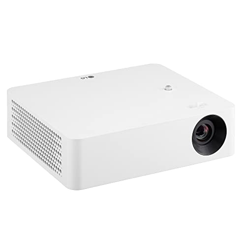 LG Proyector PF610P CineBeam, hasta 120'', LED RGBB, 1000 lúmenes, Full HD 1920 1080, HDR10 150.000:1, Smart Home Teatro portatil, Video, Disney+, Youtube, Apple TV yWireless Mirroring with MiraCast