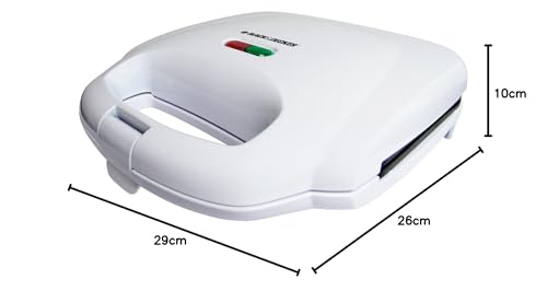 Sandwichera Black + Decker Blanca para 2 Porciones