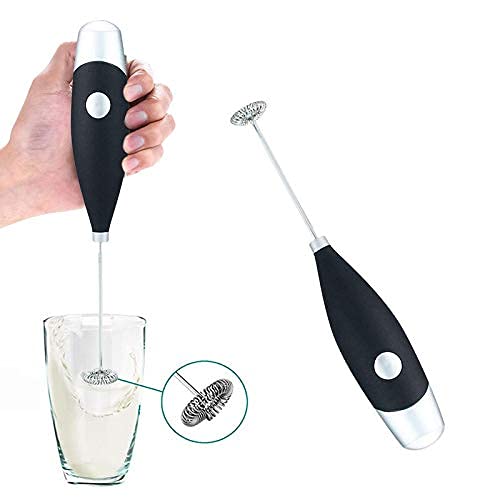 Batidor Eléctrico de Mano Espumador De Leche De Alta Calidad Mezclador Bebidas Fácil De Usar Batidor Portátil Para Café y Lattes Milk Frother