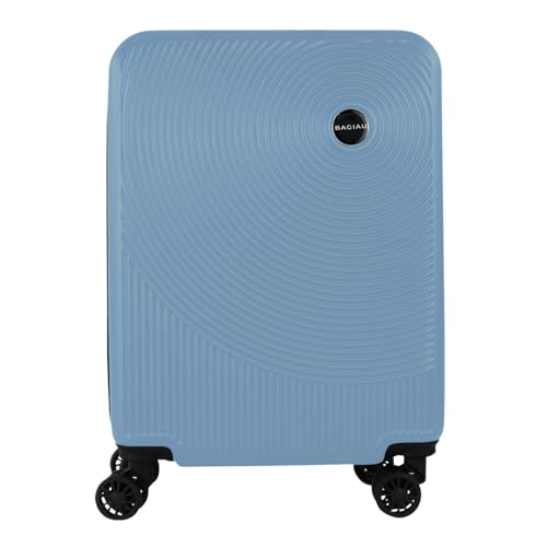 Bagiau Maleta de viaje carry on 20" rígida con 8 ruedas y candado integrado - Color azul pastel